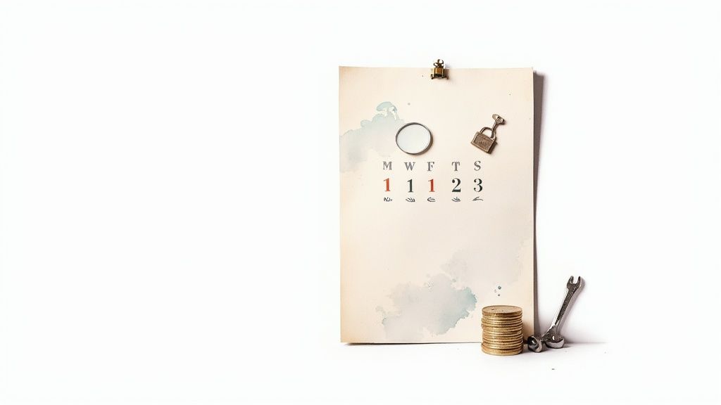 A person working on a laptop with charts and graphs in the background, representing website maintenance and costs.