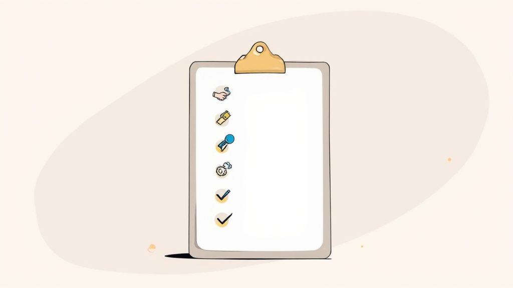 A construction manager reviews plans on a worksite.