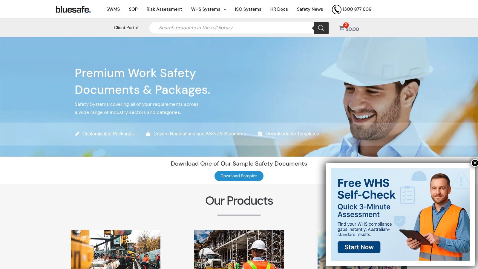 BlueSafe Solutions - Pre-filled SWMS templates (AU)