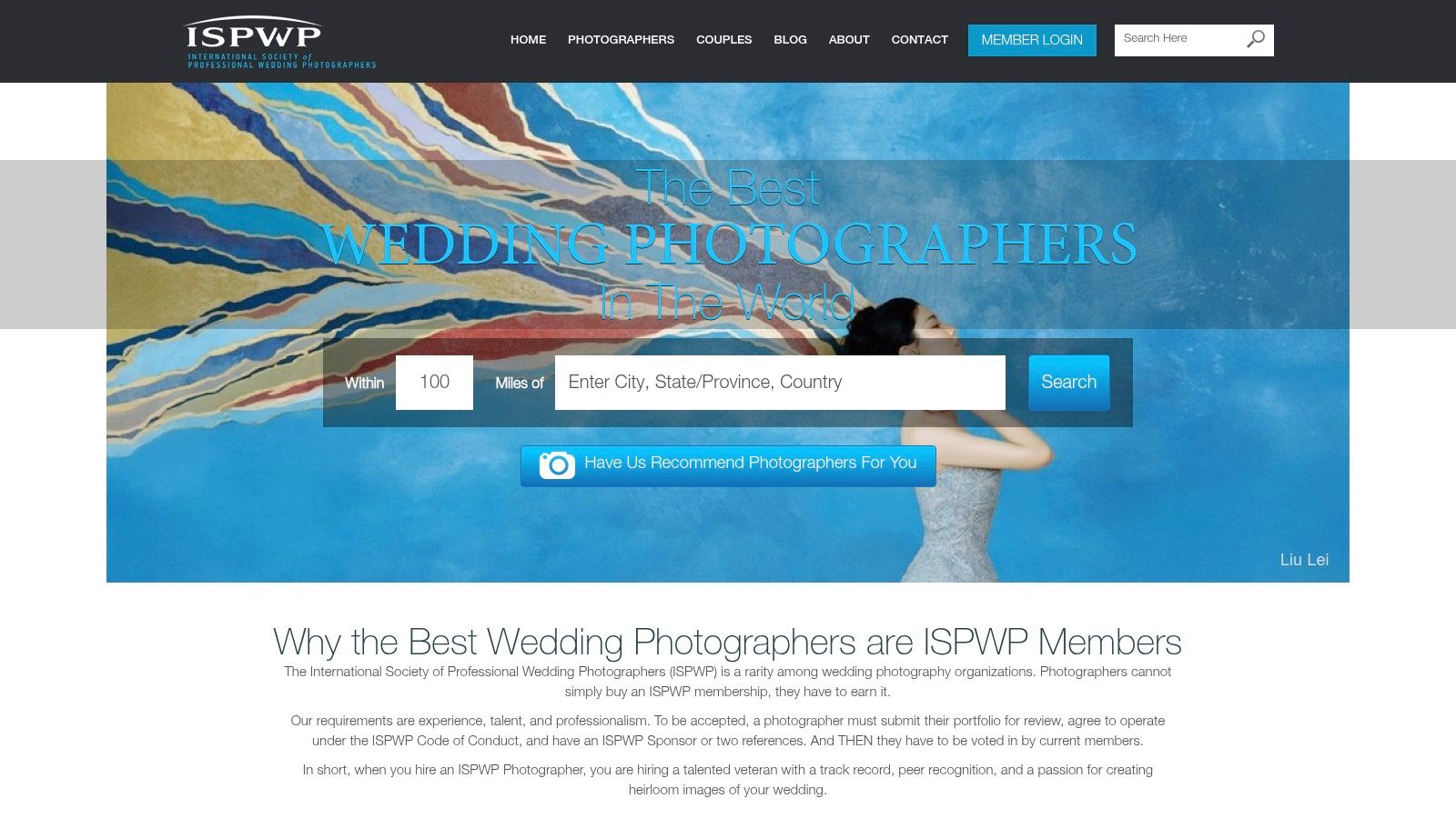 ISPWP (International Society of Professional Wedding Photographers)
