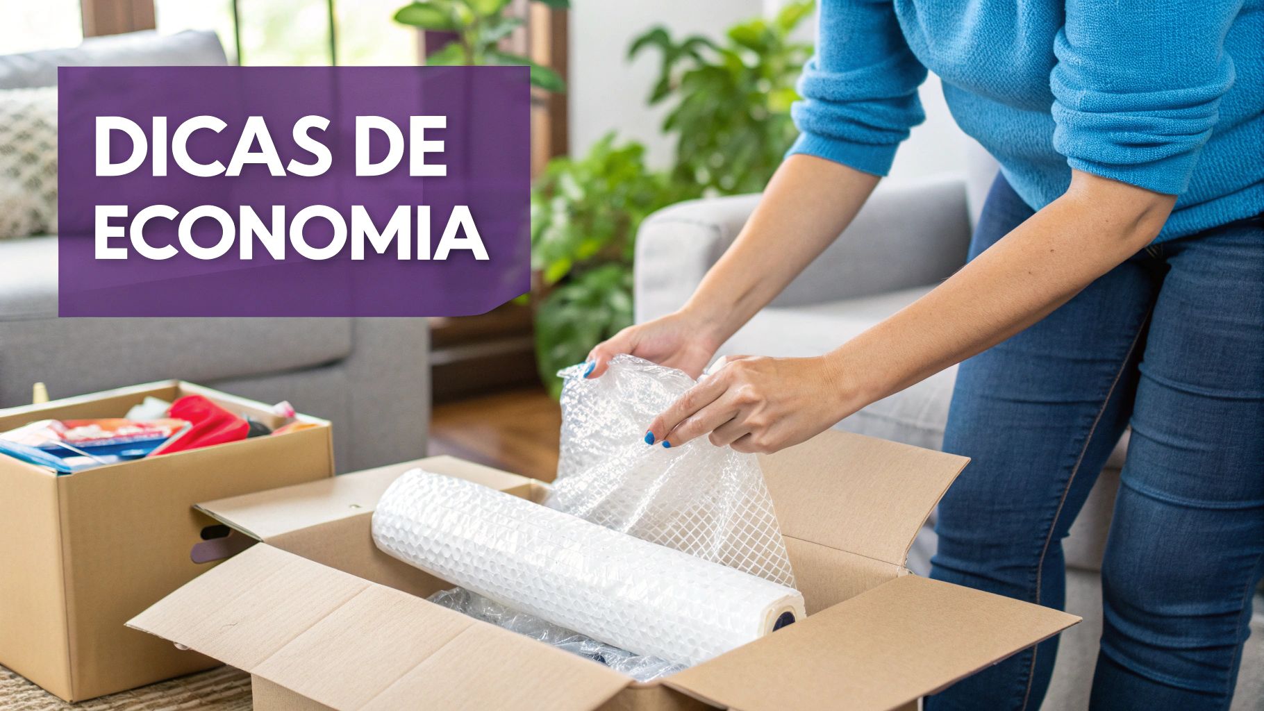 Uma pessoa analisando um gráfico de conversão em um tablet com ícones de carrinhos de compras ao redor.