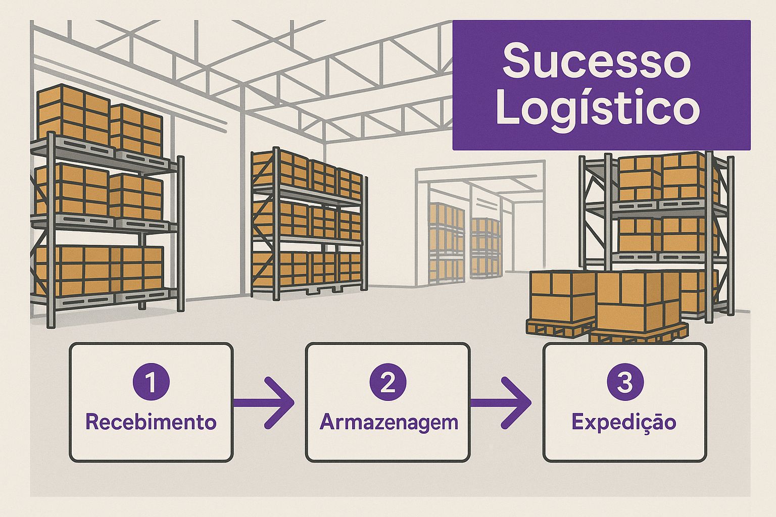 Infográfico sobre gestão de custos logísticos