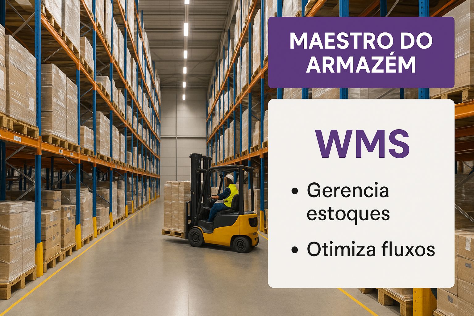 Infographic about o que é wms na logística