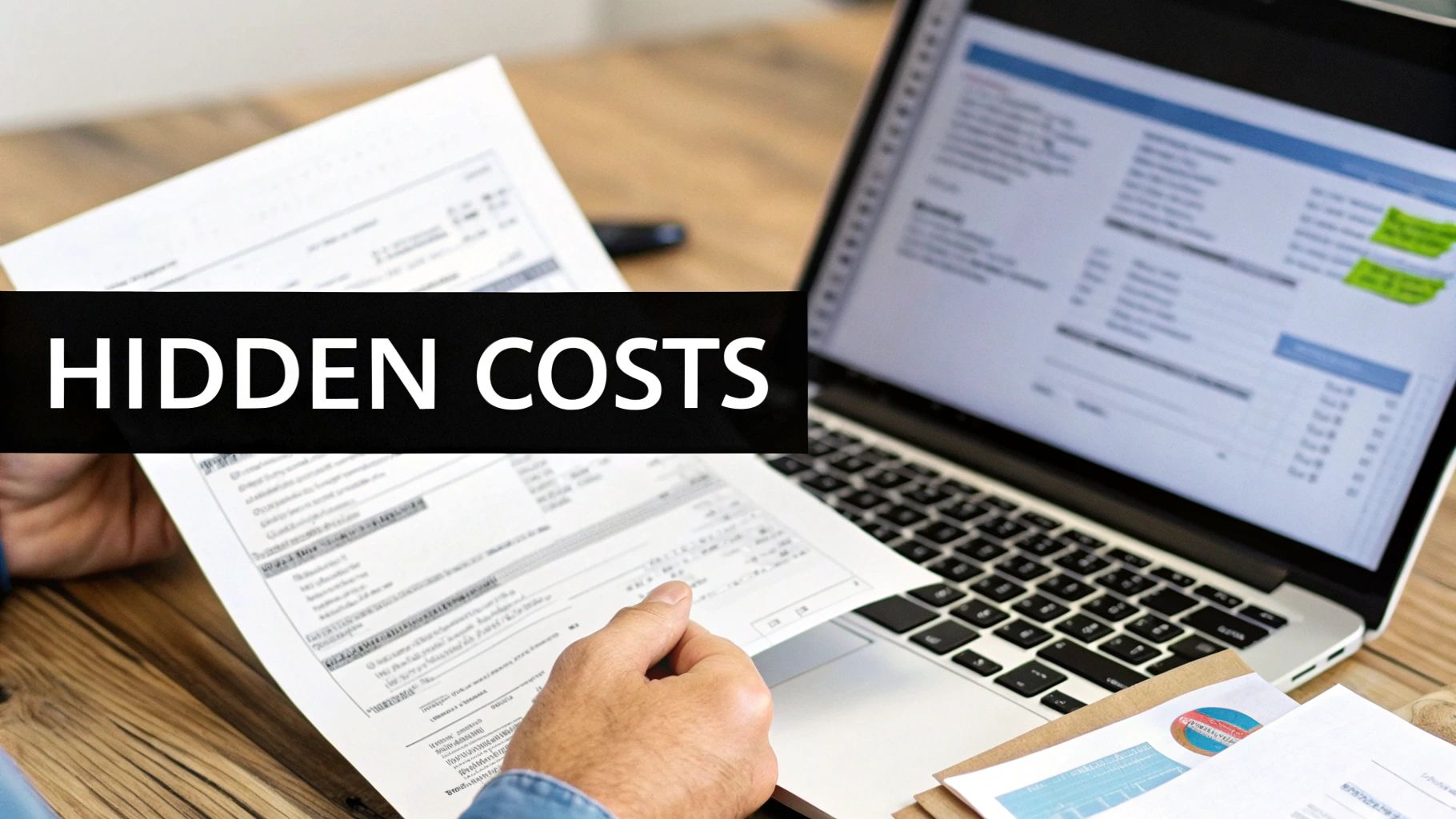 A pie chart showing the different costs associated with selling a house, with the largest slice for agent commission.