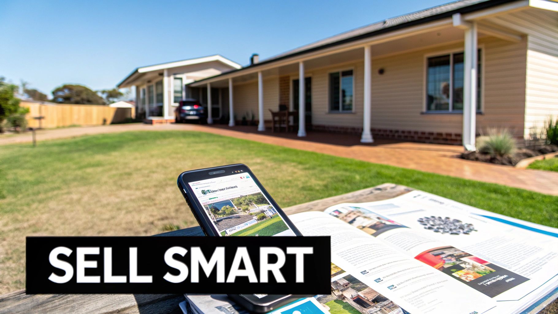 A bright, staged living room ready for professional real estate photography.