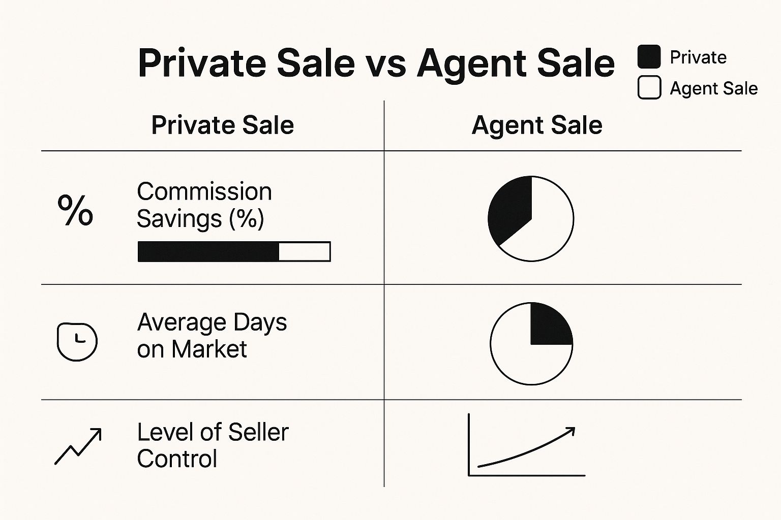 Infographic about selling a home privately