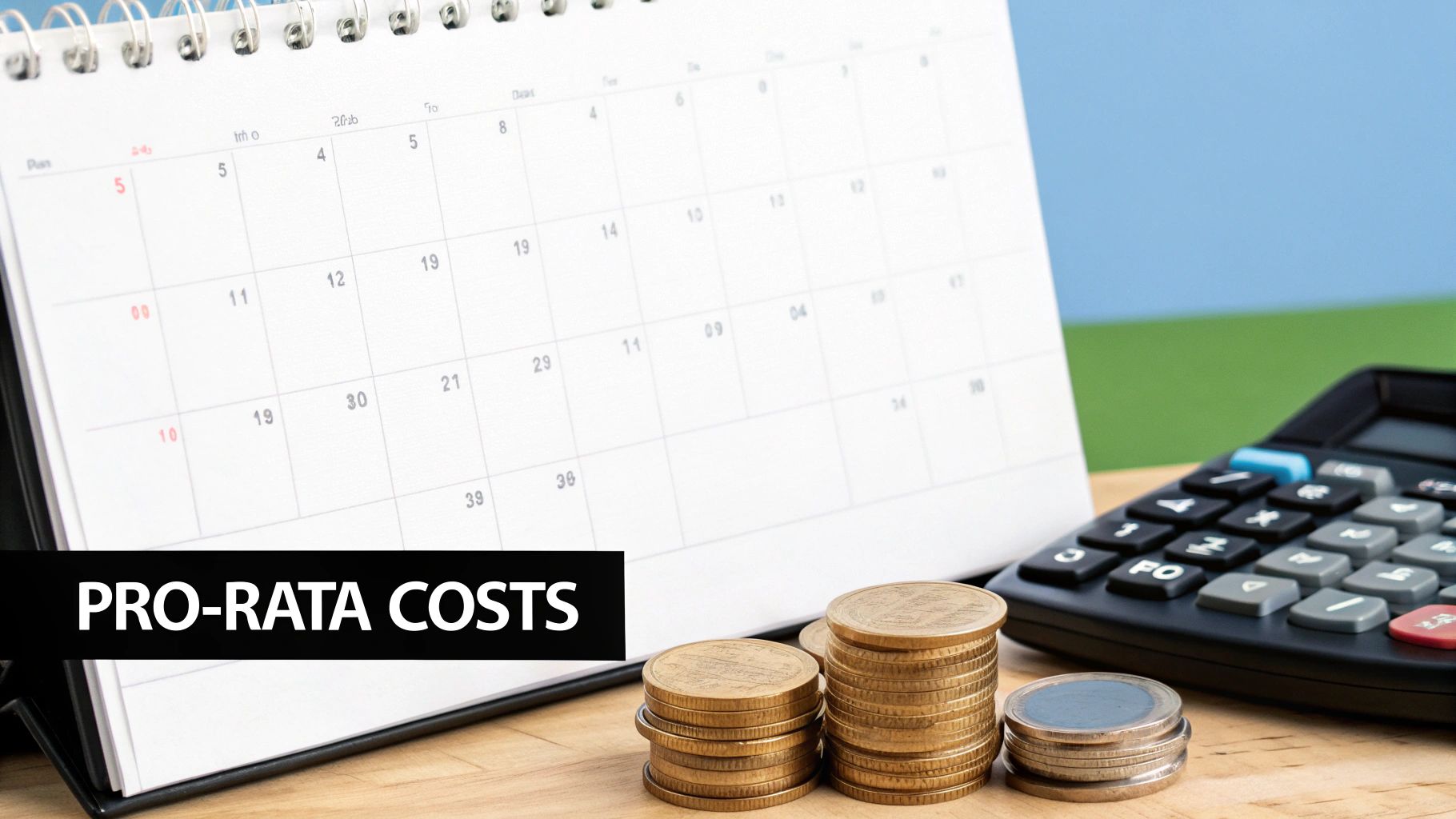 A calendar with a magnifying glass over a specific date, representing the settlement date for adjustments.
