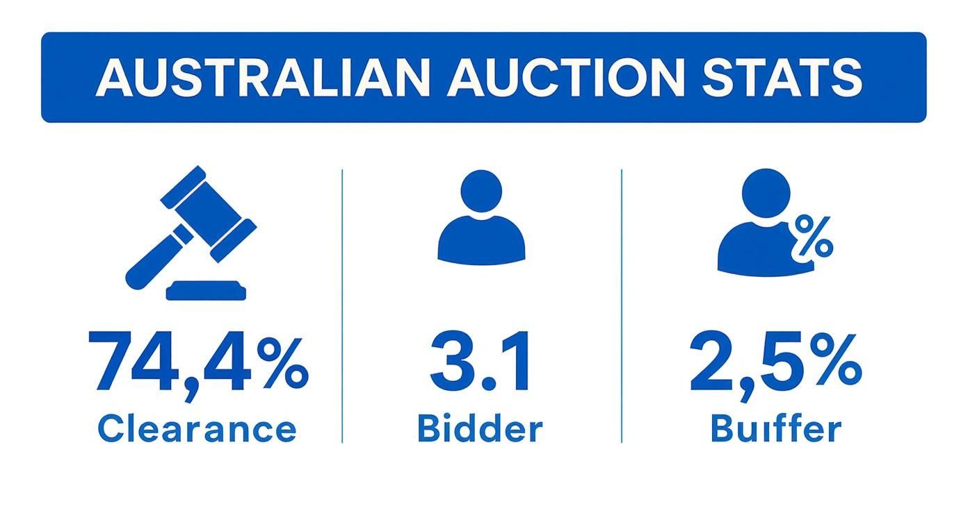 Infographic about how to bid at auction