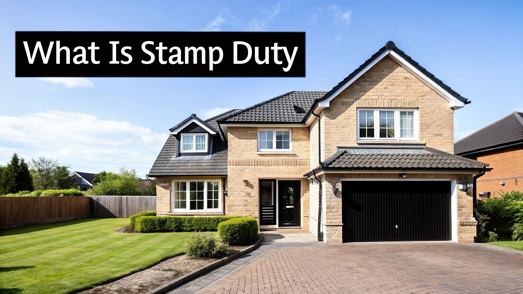 Person reviewing documents at a desk, symbolising stamp duty calculation
