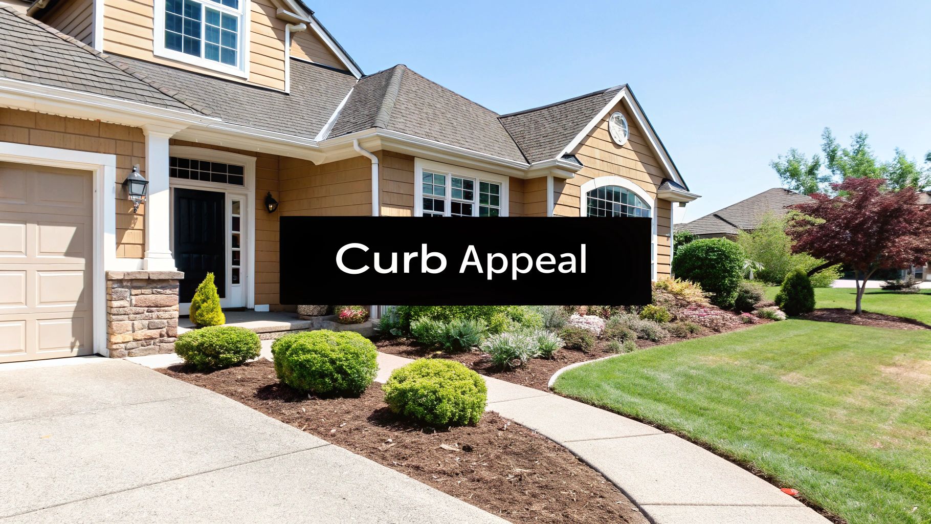 A beautifully staged living room with neutral decor, ready for a home sale.