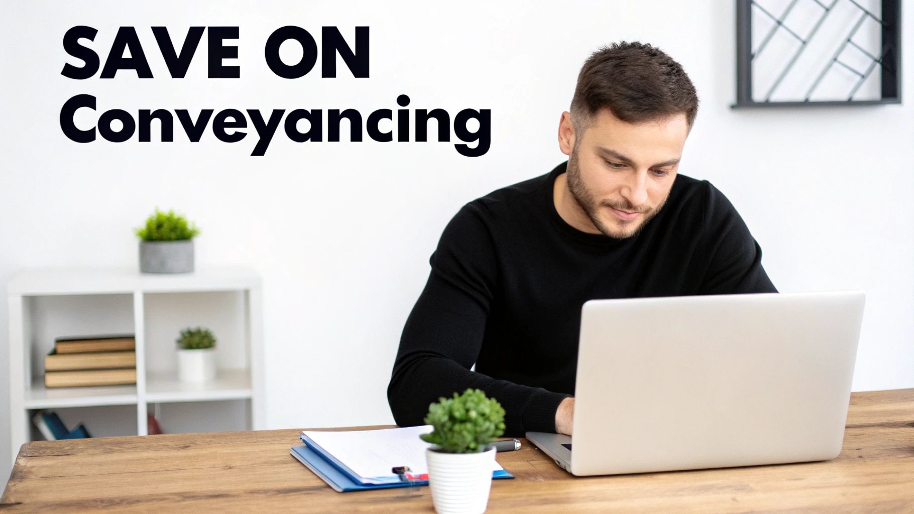 A person dropping coins into a piggy bank, representing smart savings on property transaction costs.