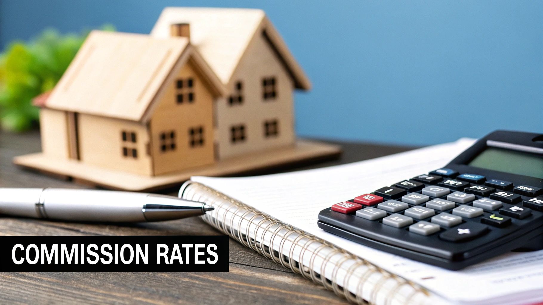 A real estate agent discussing paperwork with a smiling couple in a modern home.