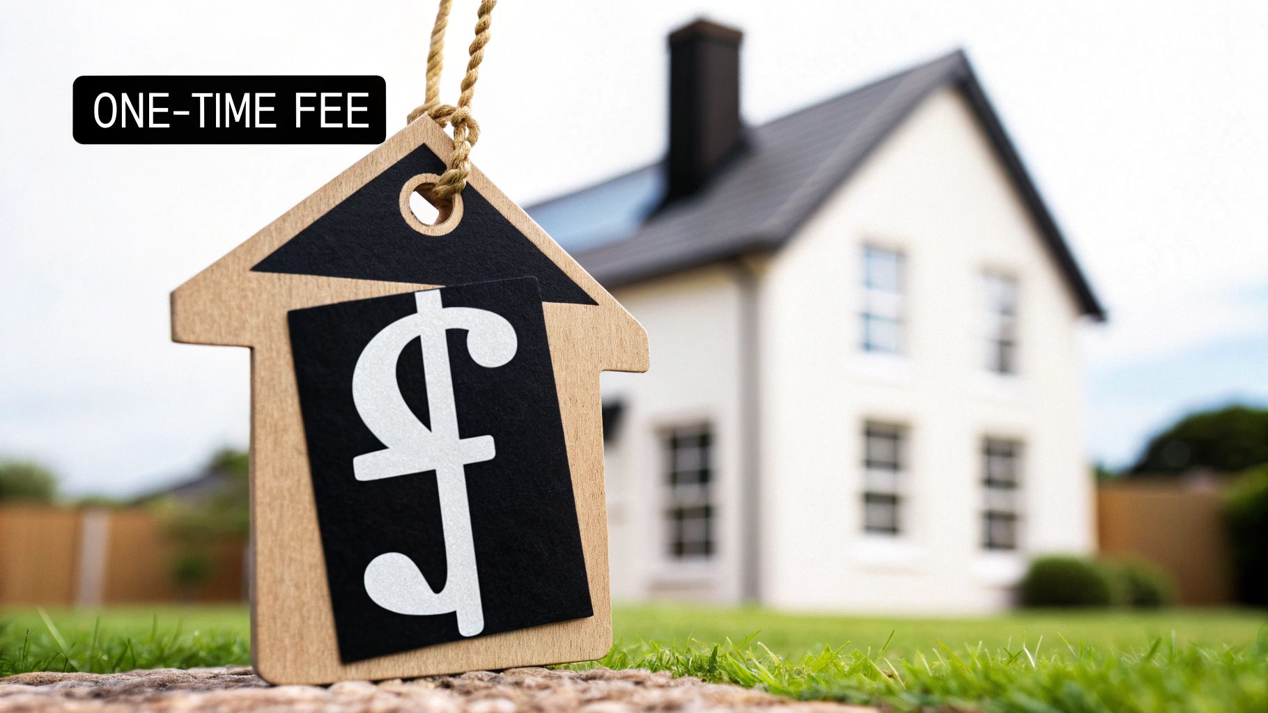 Calculator and house keys on a wooden table, representing the cost of property ownership