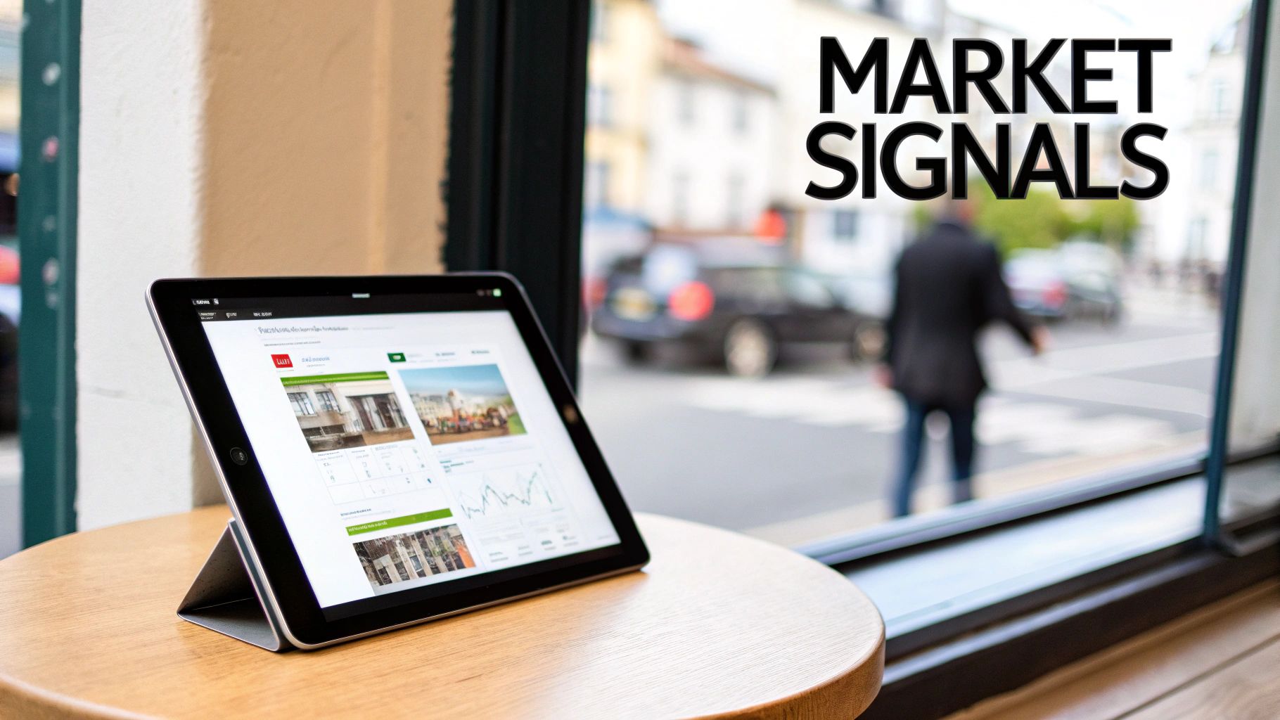 Two people shaking hands over a miniature house model, symbolizing a successful property deal in the current market