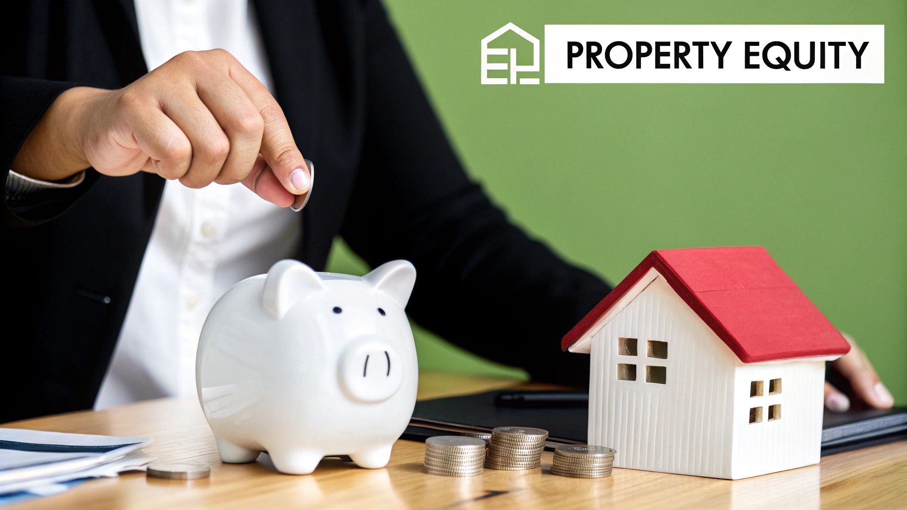 A modern Australian home with a well-maintained garden, representing property ownership and equity.