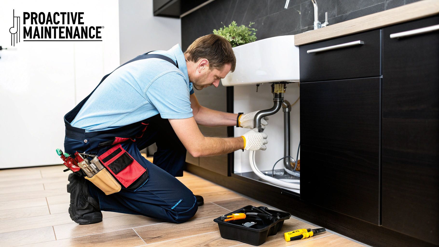 A professional inspecting a property for maintenance needs