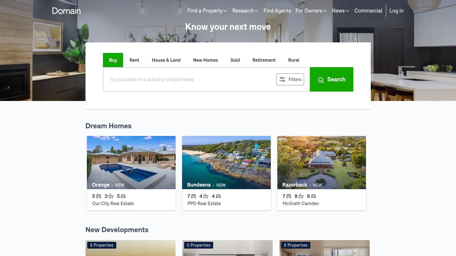 Domain – Find an Agent