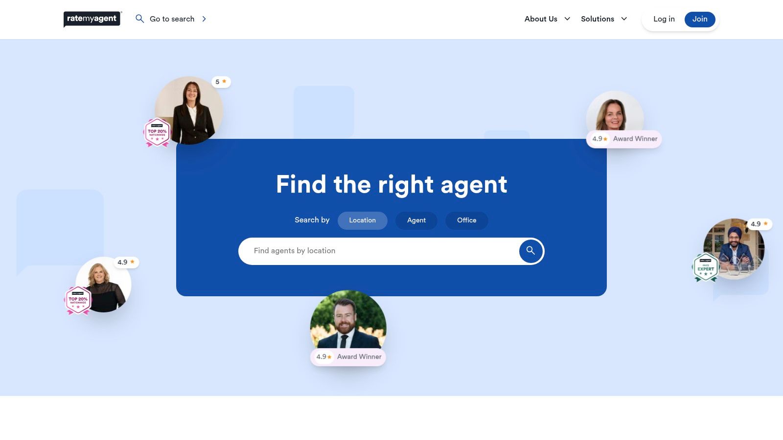RateMyAgent (Perth hub)