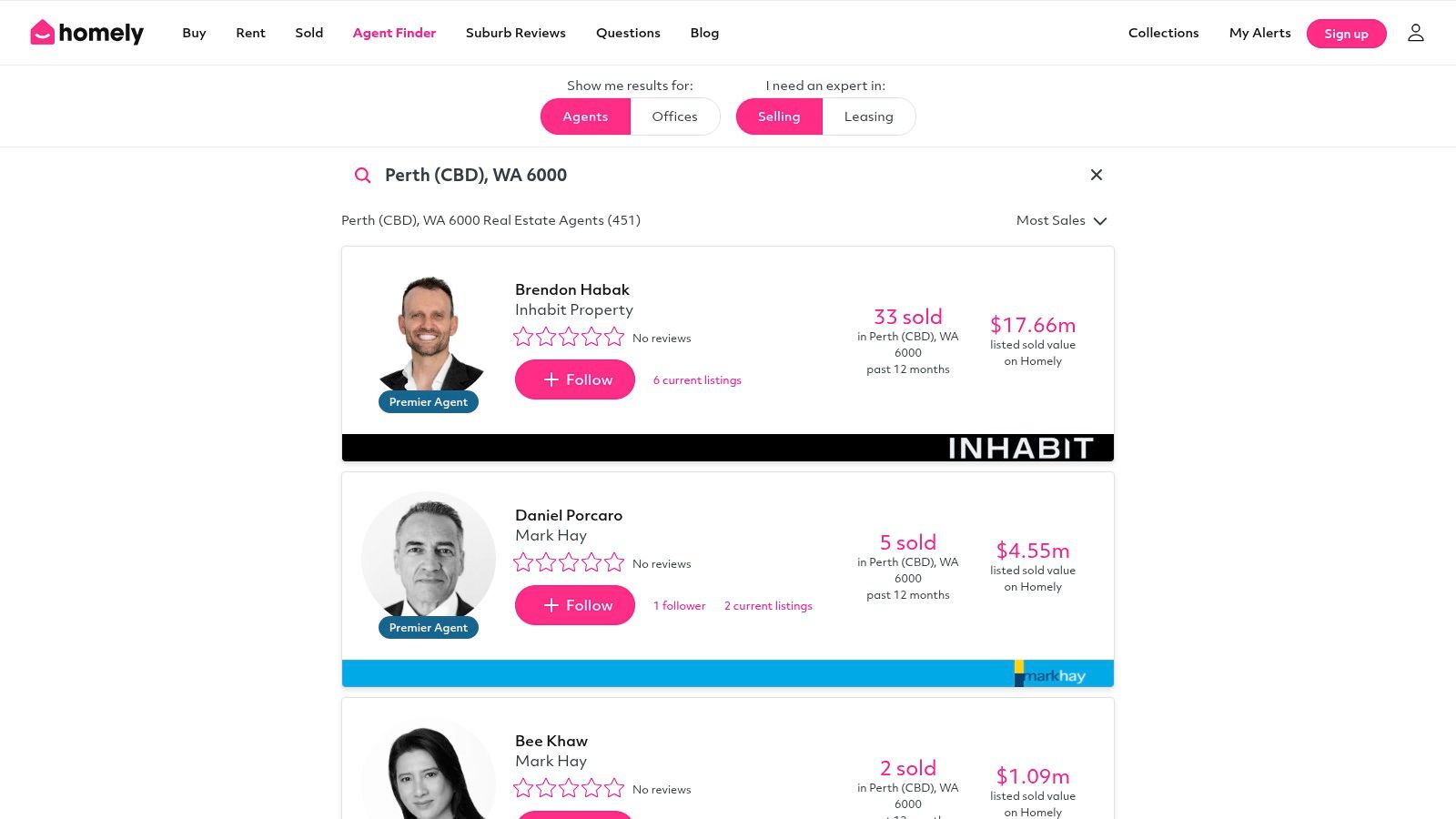 Homely – Perth Agents Directory