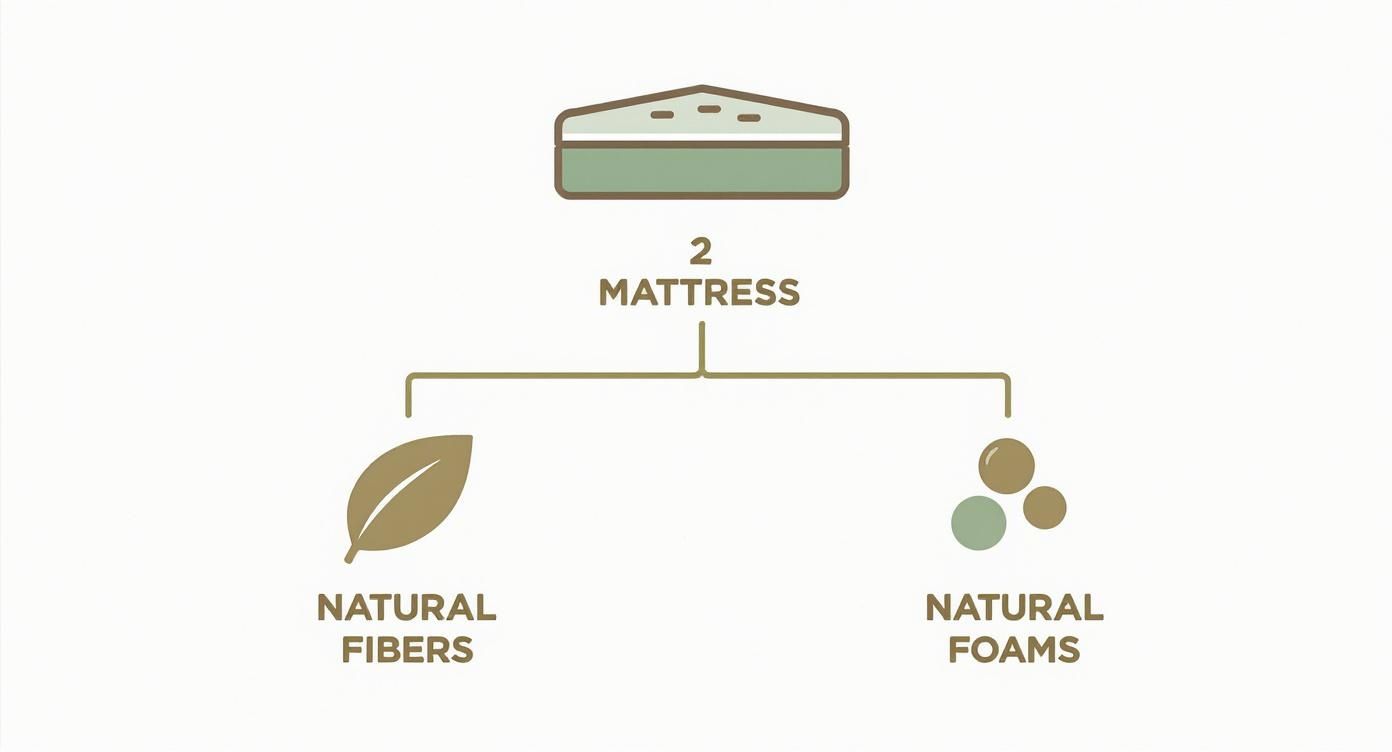 Infographic about best non toxic crib mattress