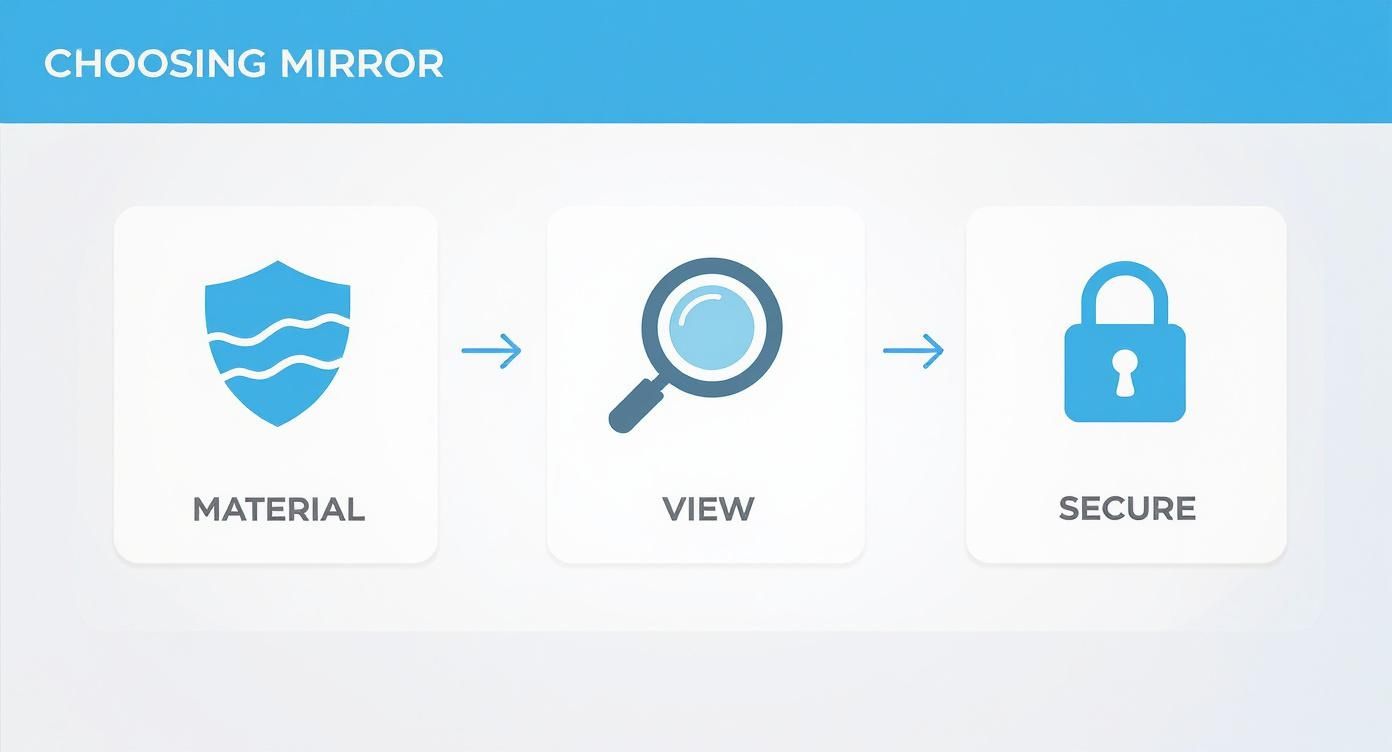Infographic about infant car mirror with lights