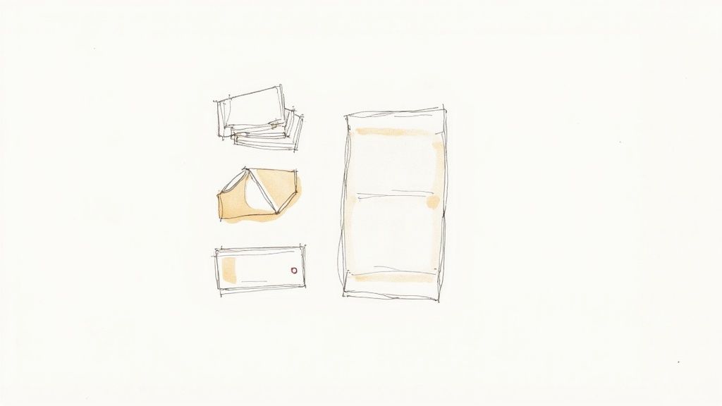 Mom organizing a diaper bag for her newborn.