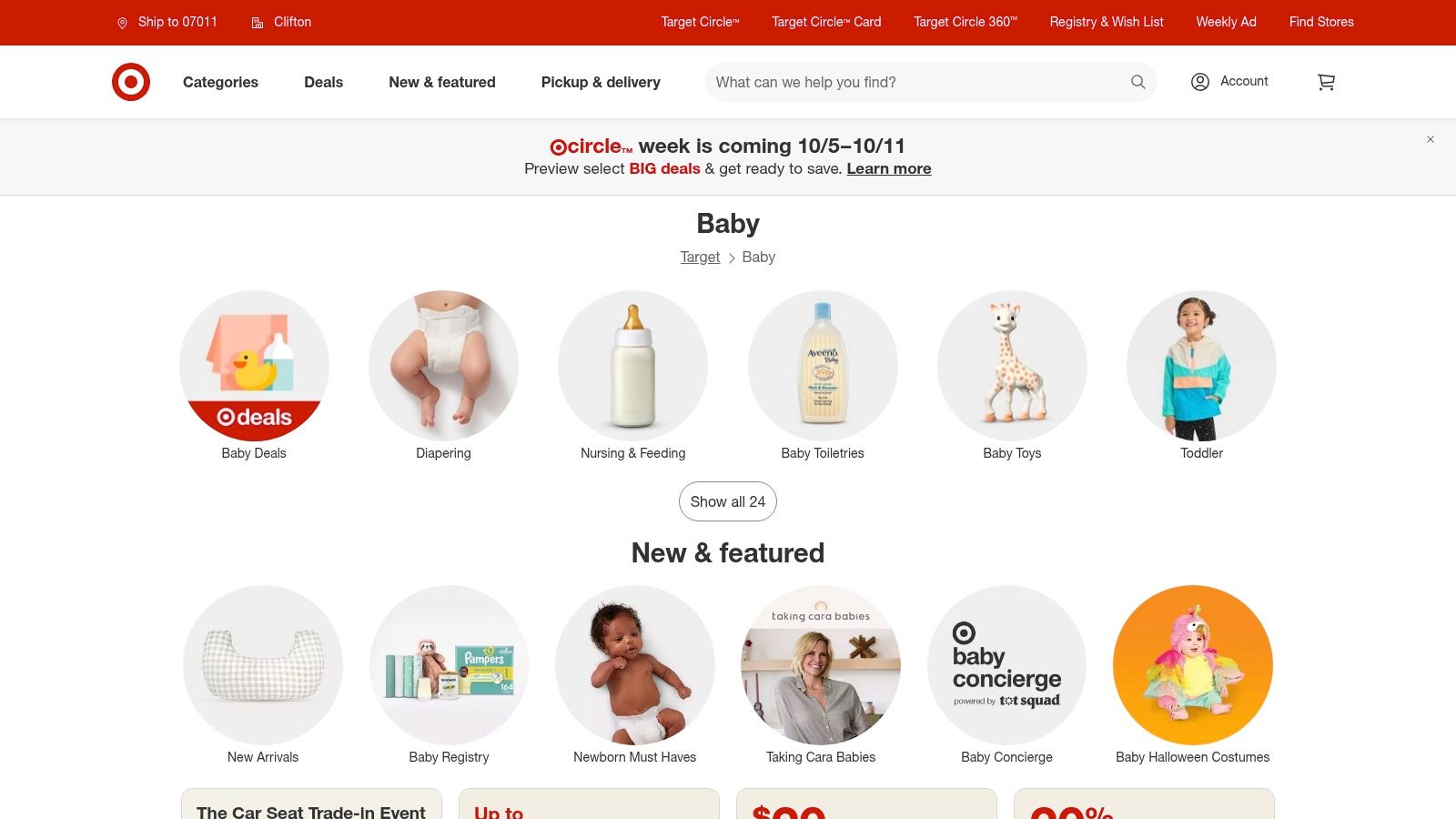 Target – Baby (and Target Baby Registry)