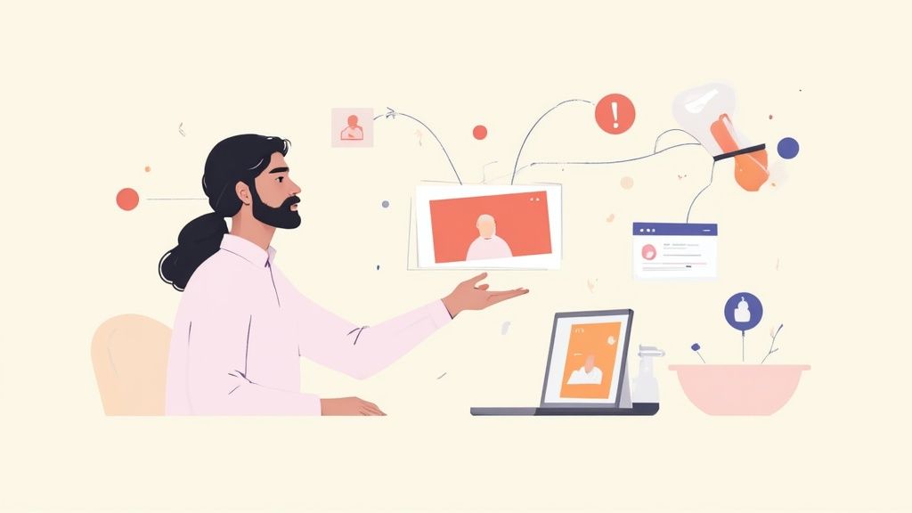 Illustration d'un cerveau numérique avec des connexions lumineuses symbolisant l'intelligence artificielle.