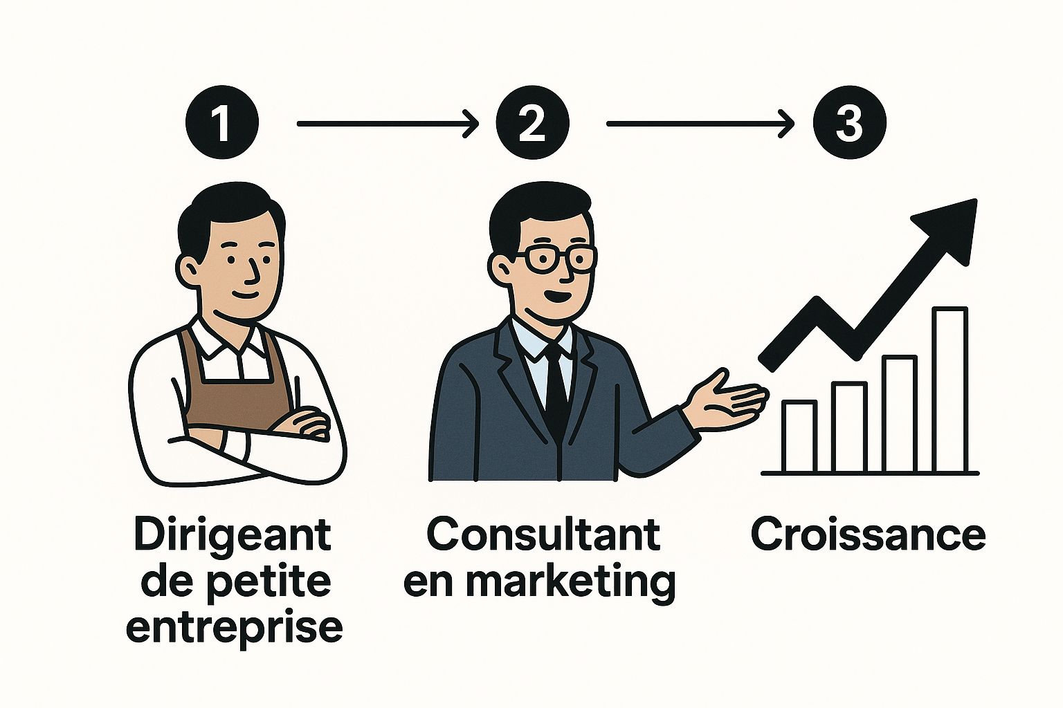 Infographic about marketing consultants for small business