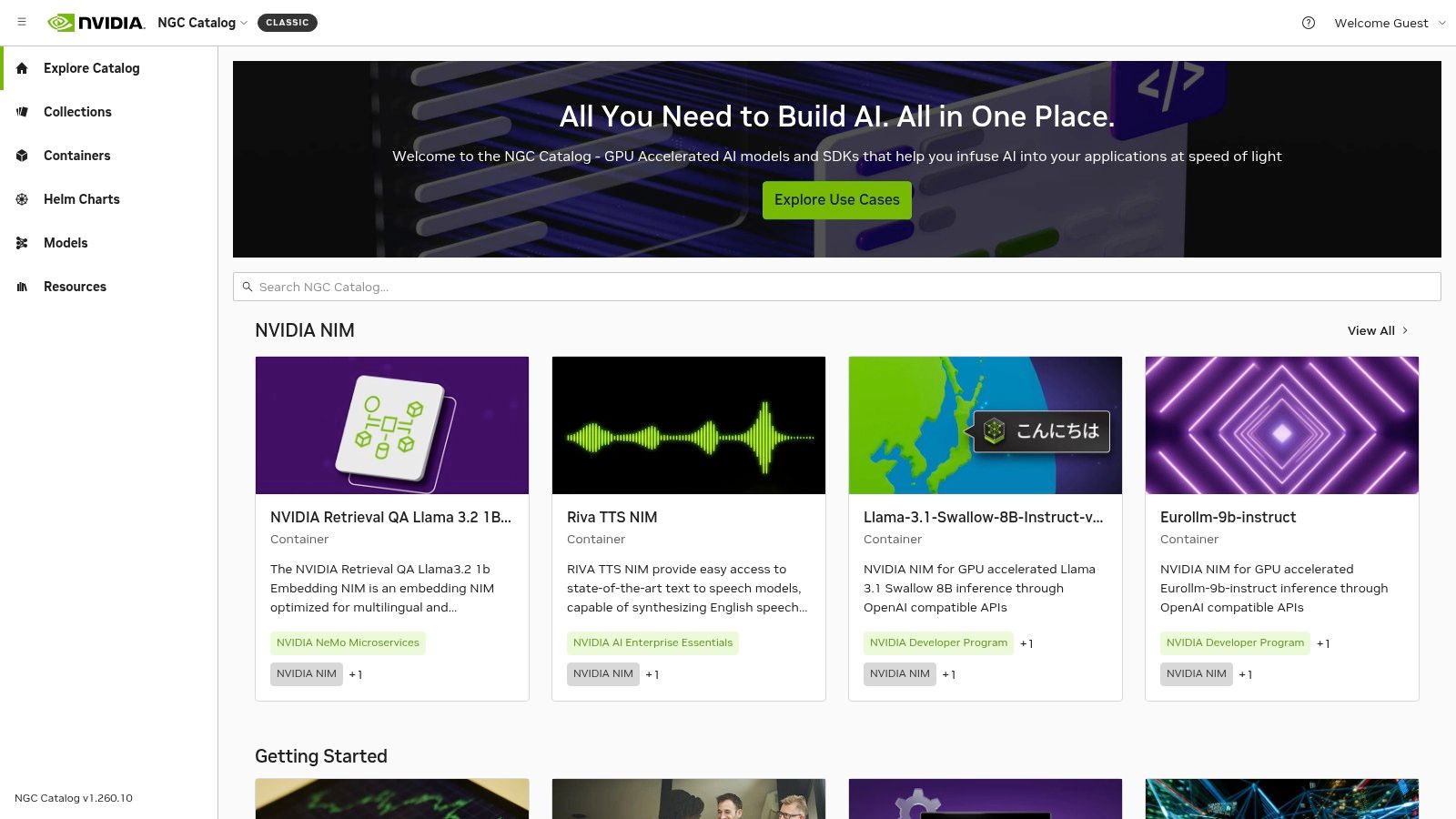 NVIDIA NGC Catalog