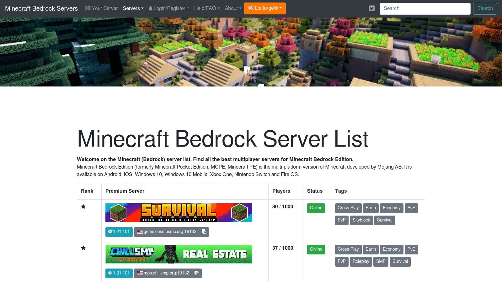 MinecraftPocket-Servers.com