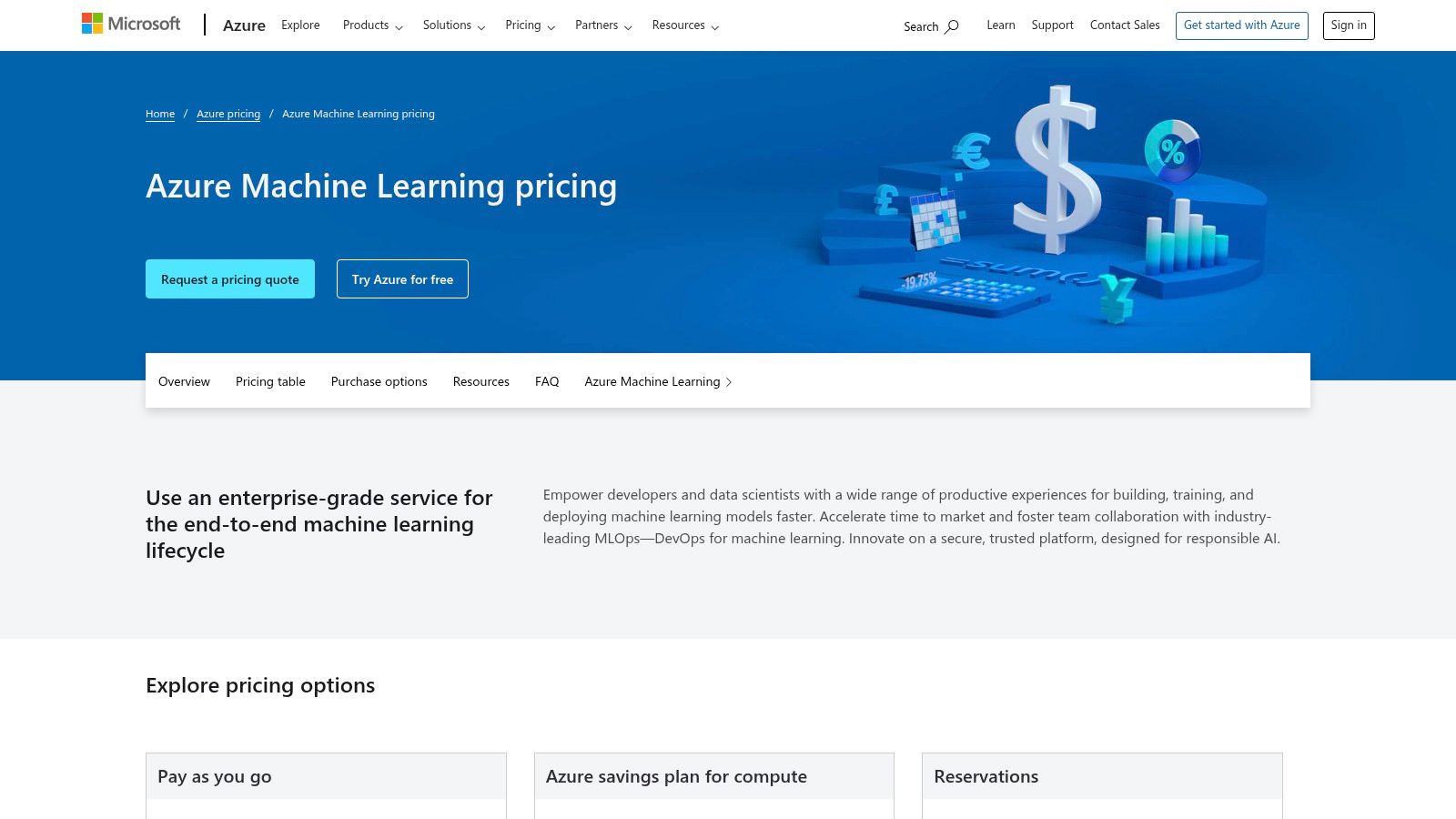 Azure Machine learning