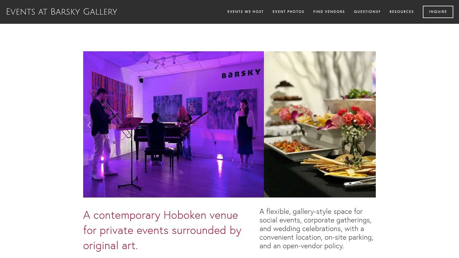Barsky Gallery (HobokenVenue.com)