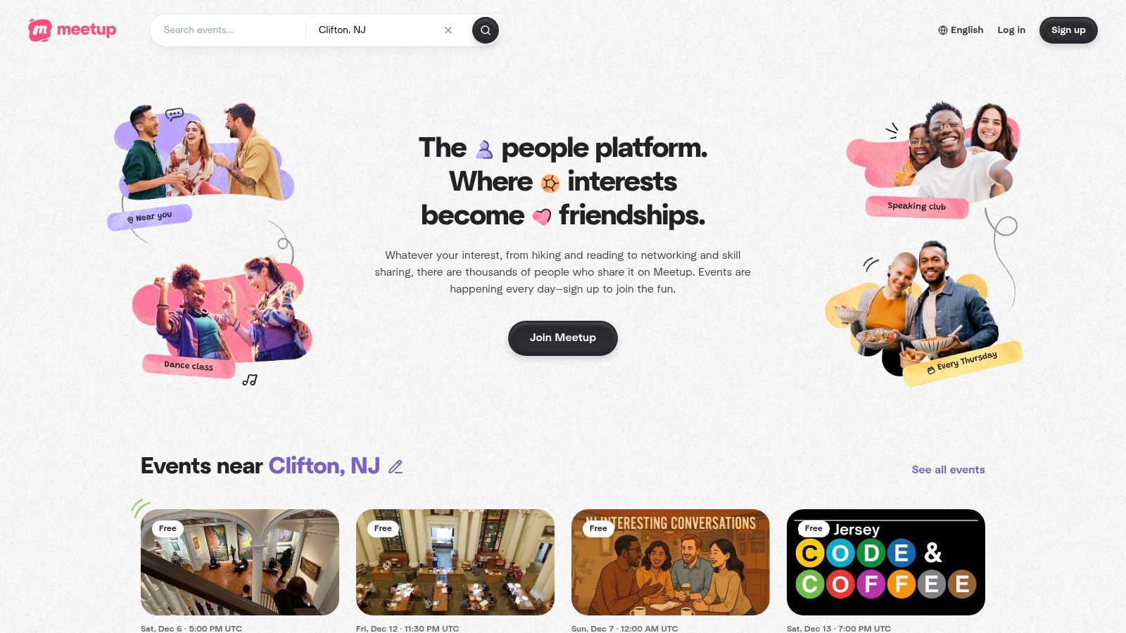 A group of people collaborating at a table, representing the community and networking aspect of Meetup groups for podcasters.