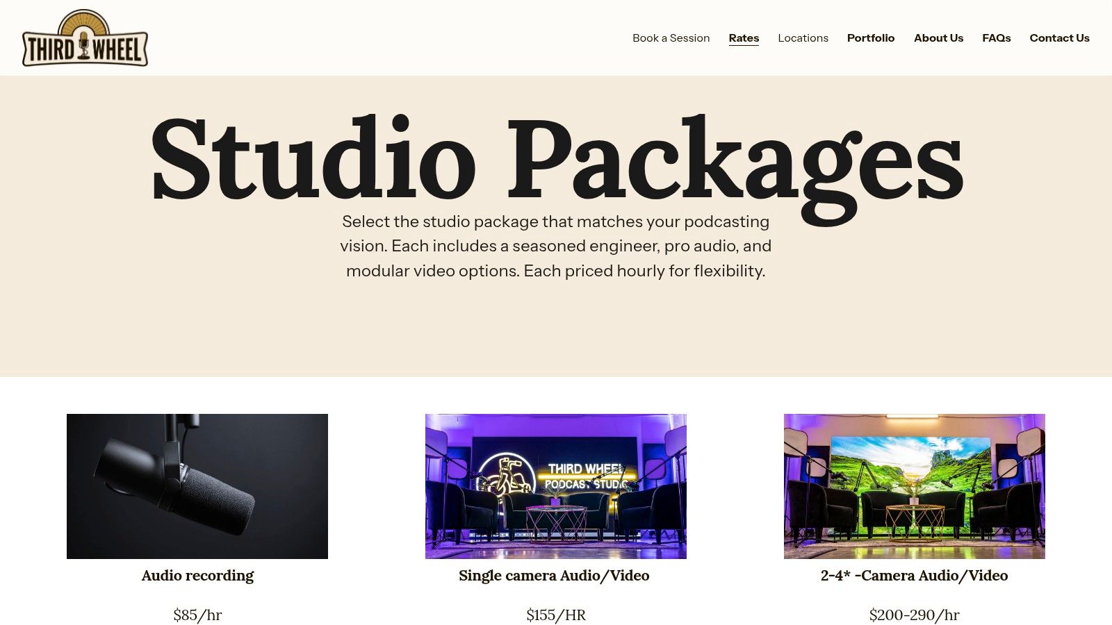 Third Wheel Podcast Studio