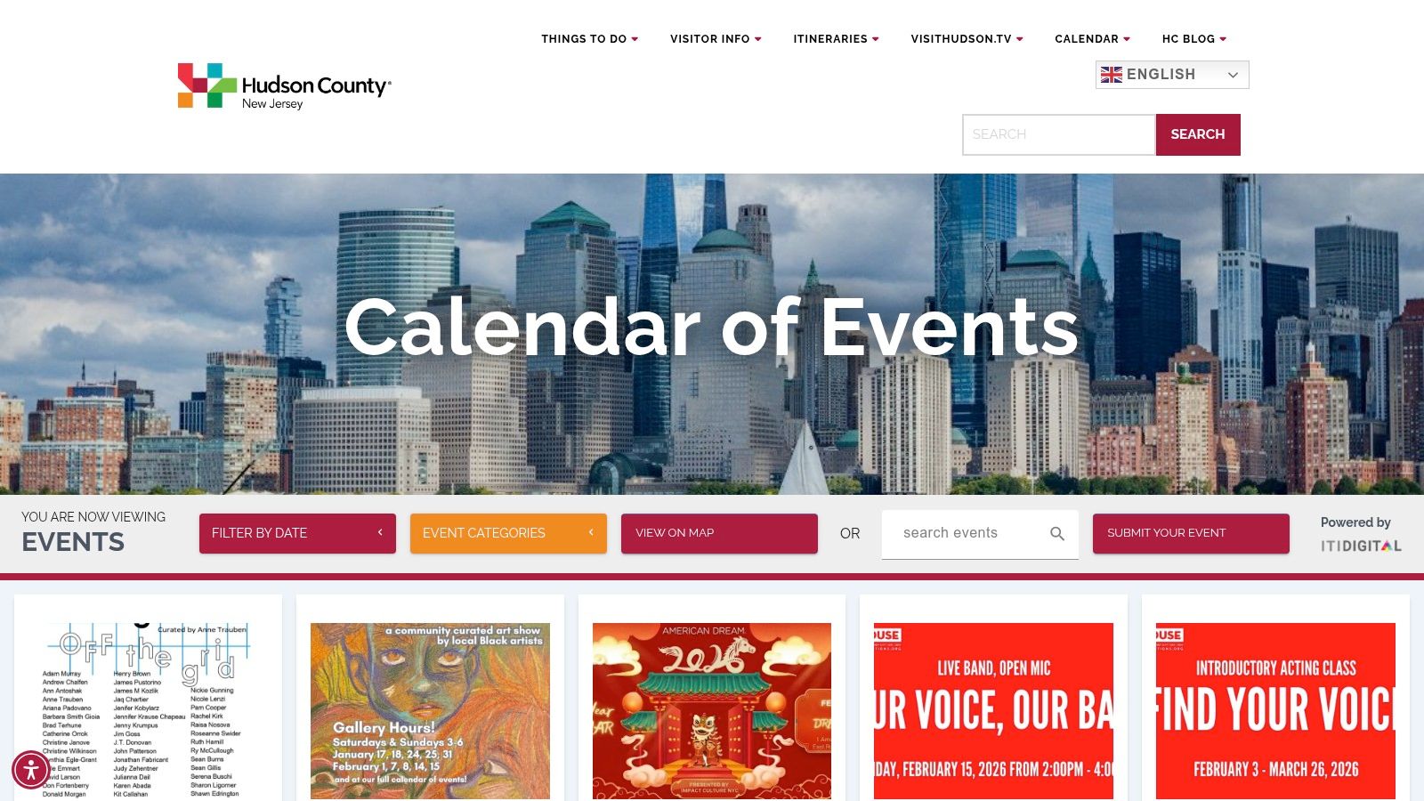 VisitHudson.org – Hudson County Tourism Events Calendar