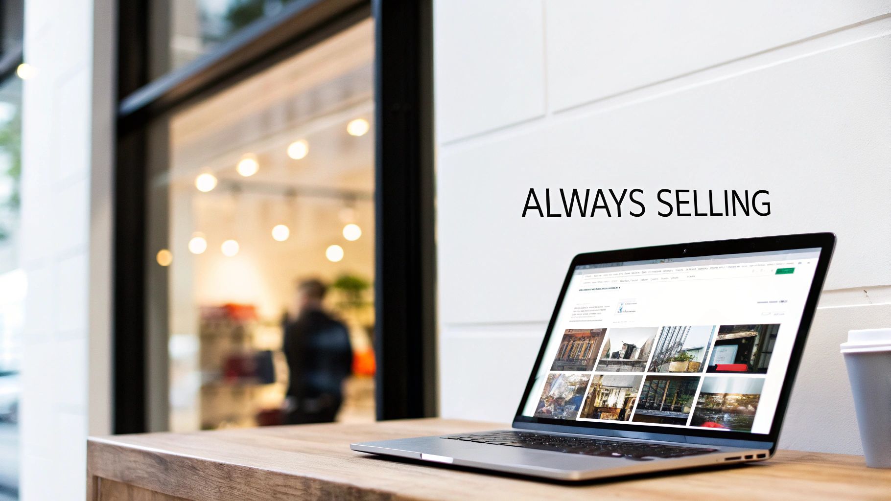 A map with a pin marking a local business location