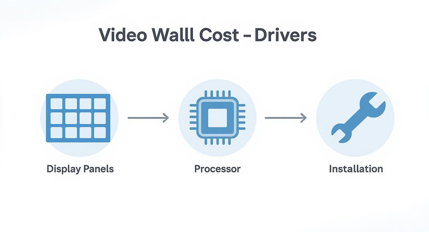 Understanding Video Walls Cost and Pricing 1 Infographic about video walls cost
