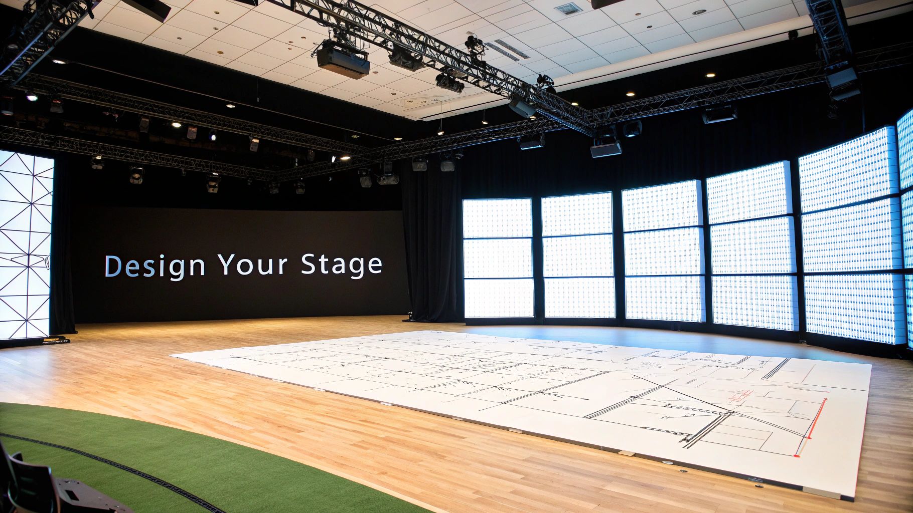 Stage with led screen: Elevate Your Event Visuals Today 2 Image