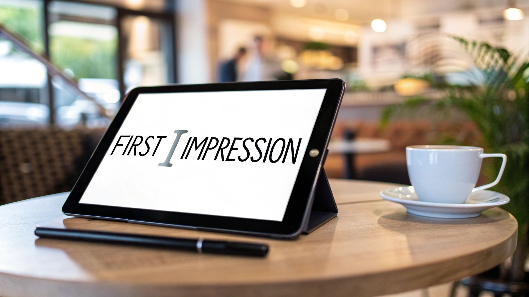 A person aligning different colored blocks, symbolizing the alignment of content with customer intent.