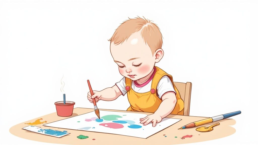 Art and Mark-Making with Safe Materials