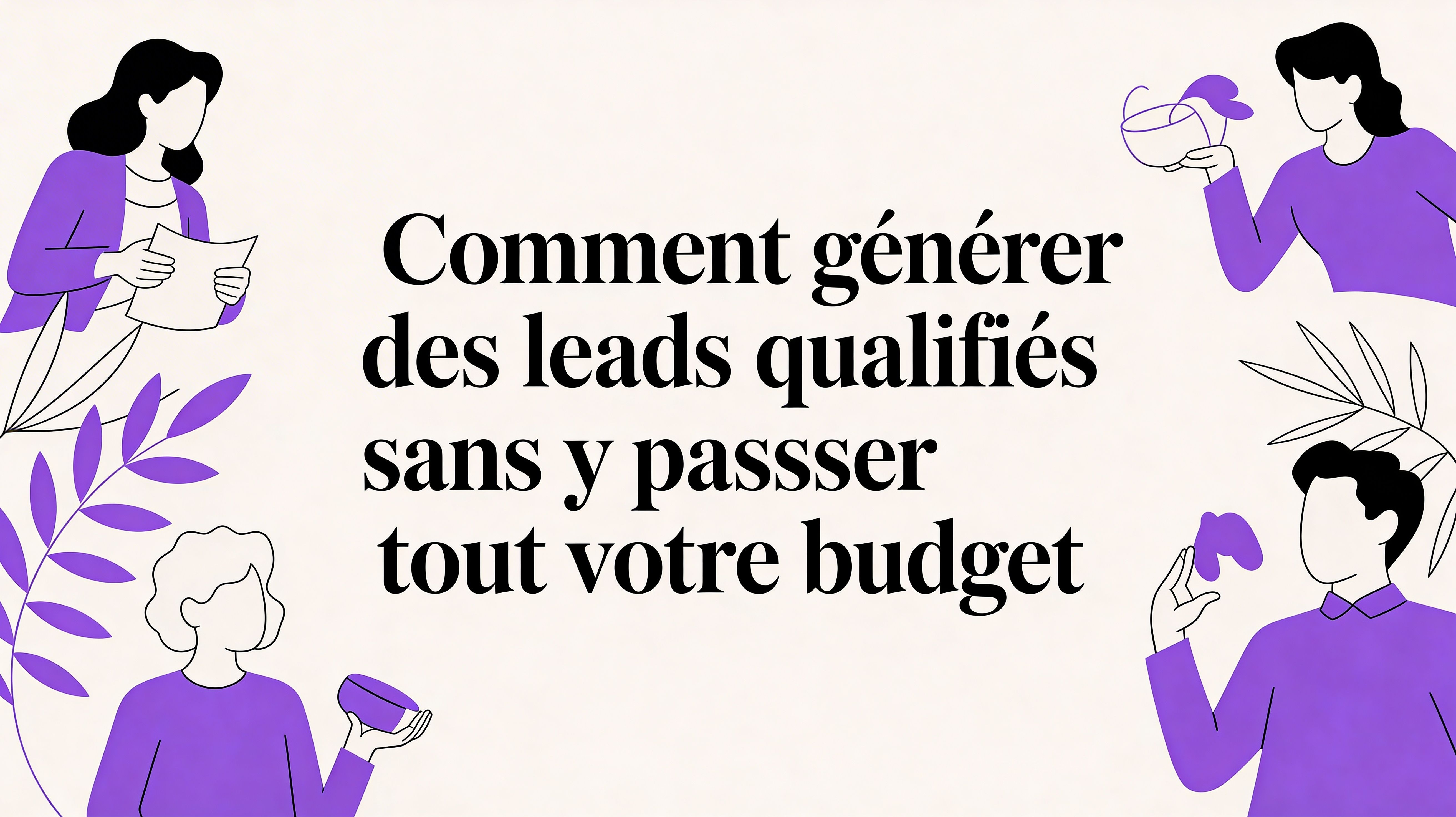 Comment générer des leads qualifiés sans y passer tout votre budget