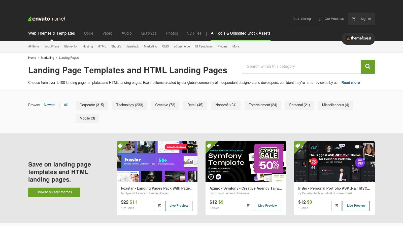 ThemeForest (Envato Market)