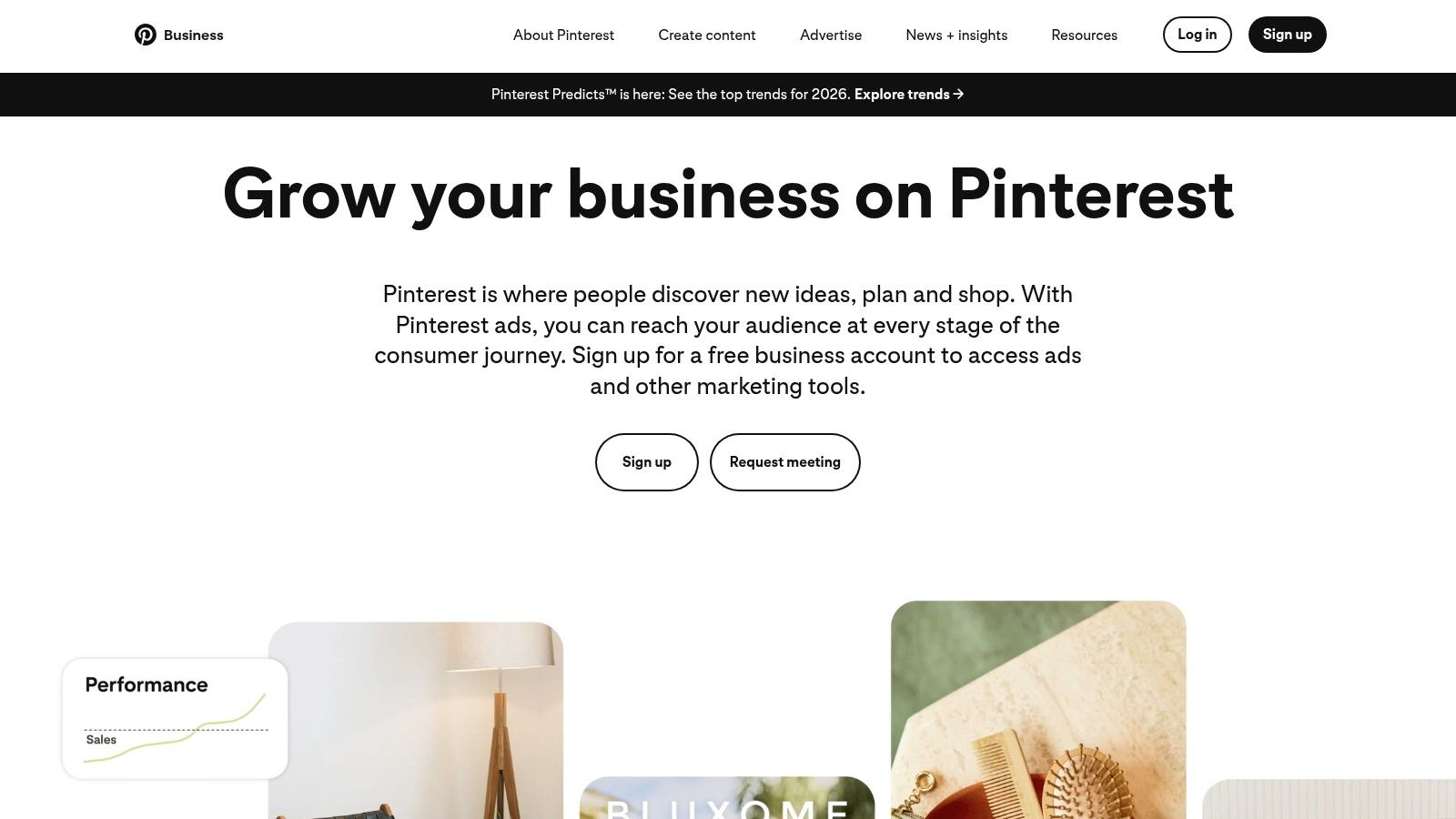 Pinterest Analytics (Business accounts)