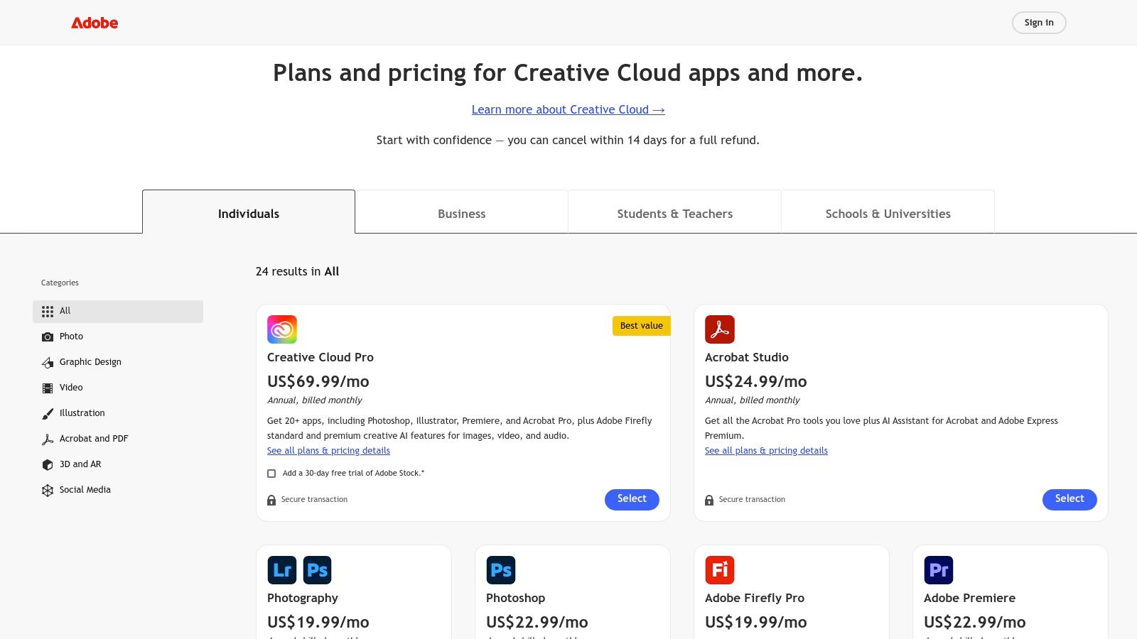 Adobe Creative Cloud