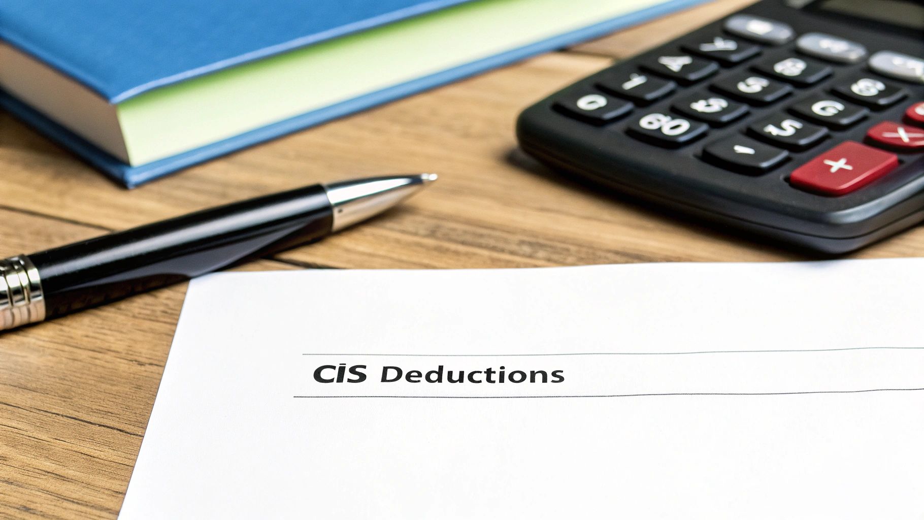 A close-up shot of a construction invoice being reviewed, highlighting the numbers section.