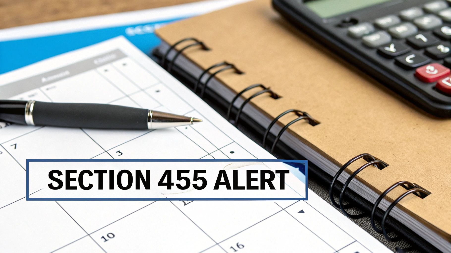Tax calendar and calculator representing director loan account tax rules