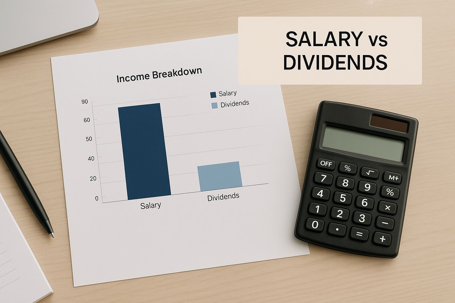 Infographic about how to pay myself limited company