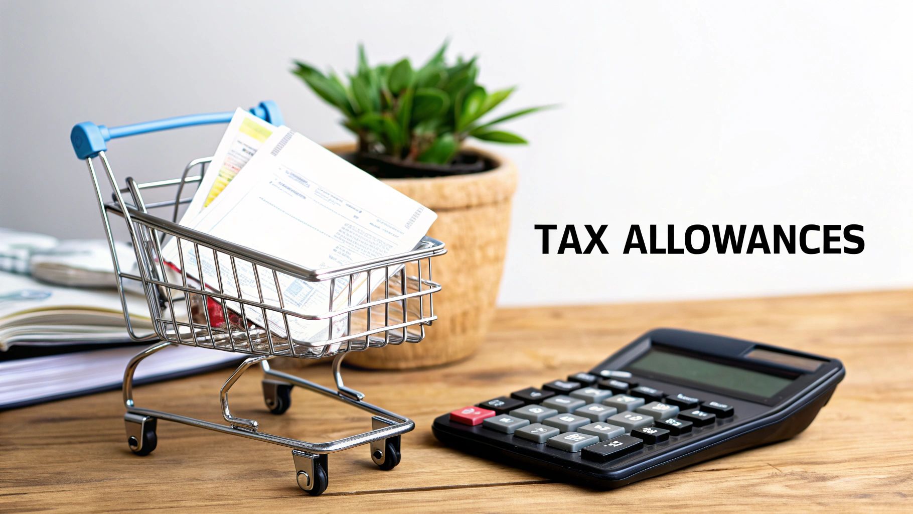 A person sitting at a desk with a laptop and calculator, planning their finances.