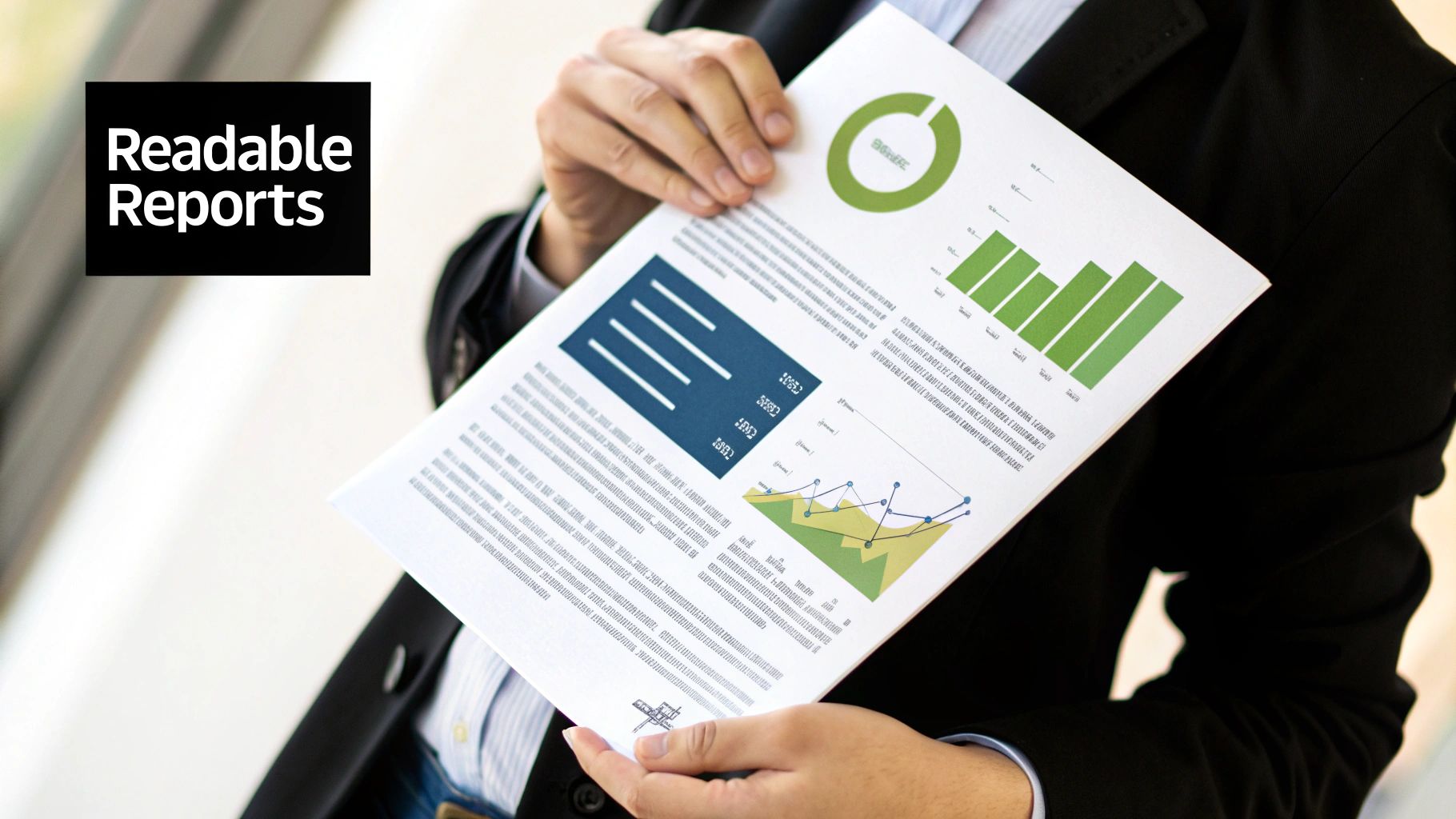 A person interacting with a futuristic dashboard interface, illustrating modern data visualization.